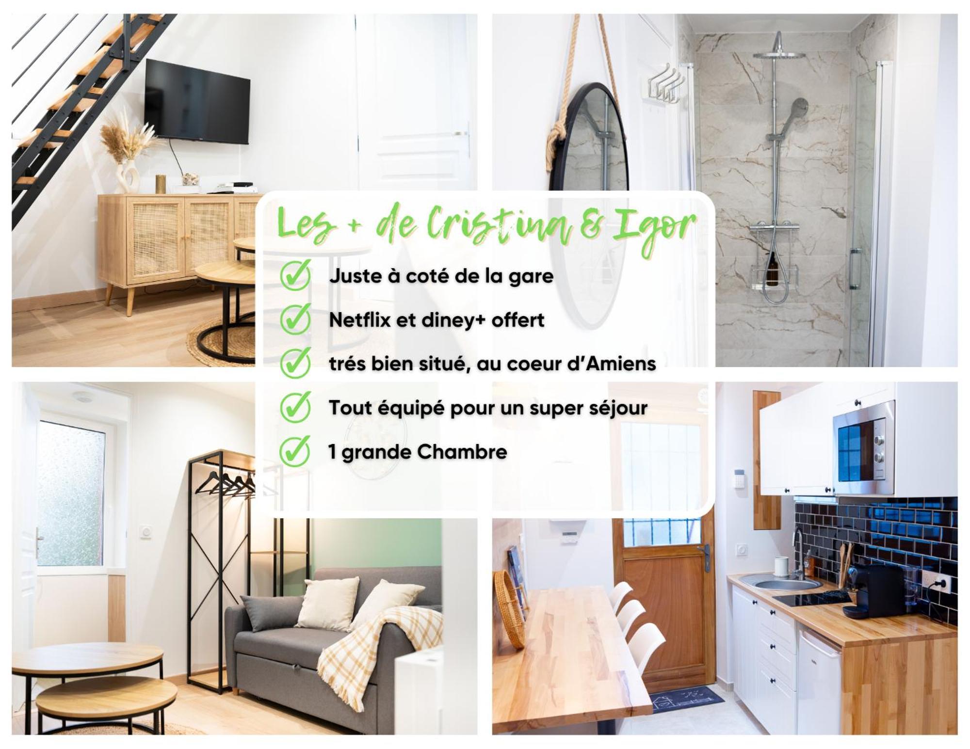 Maison Cosy Centre Gare Amiens Dış mekan fotoğraf